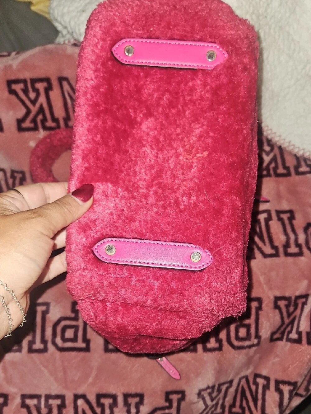 kate spade Pink Plush Teddy Tote